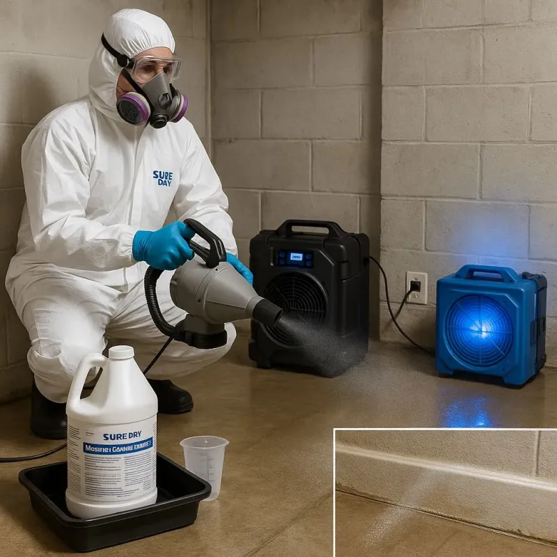 Sanitization and Odor Removal process in Cypress, CA
